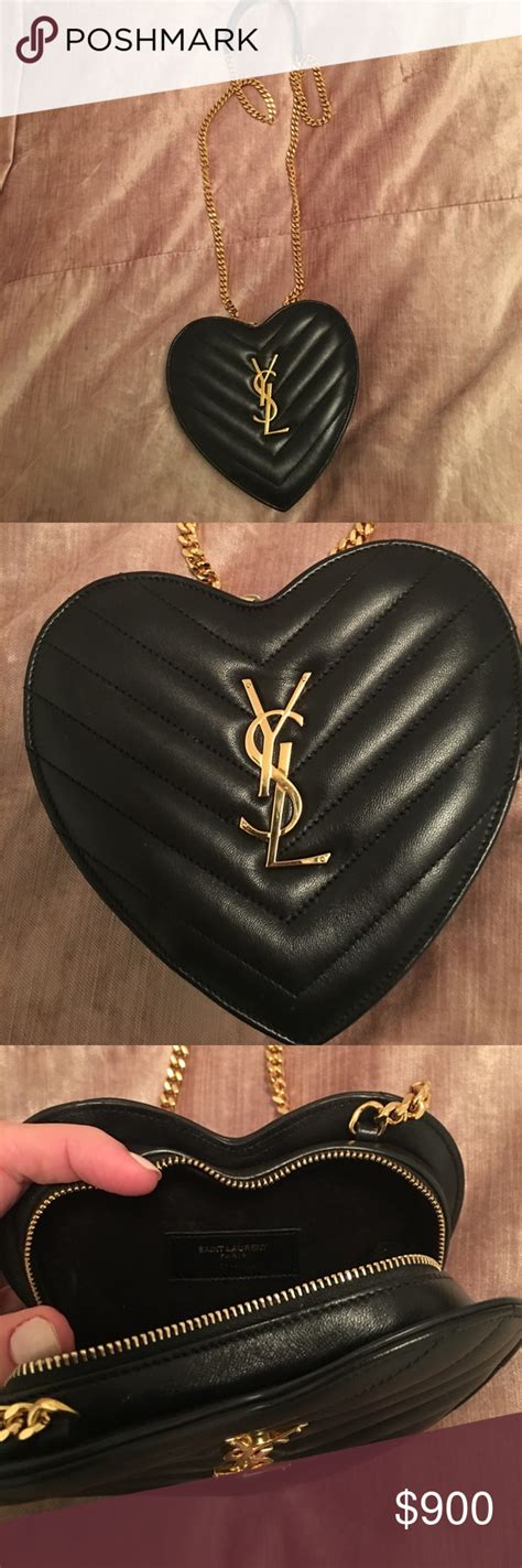 ysl heart chain|YSL st laurent.